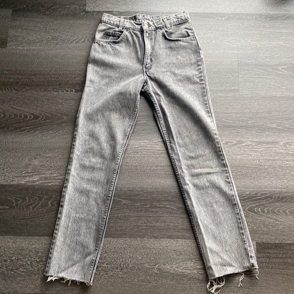 Levi’s Made in USA Student Wedgie fit Mom Jeans 512 - Picture 3 of 10